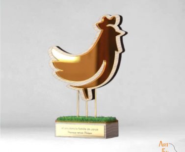 trophée bois sur mesure