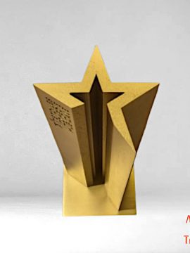 trophée personnalisé bois sur mesure