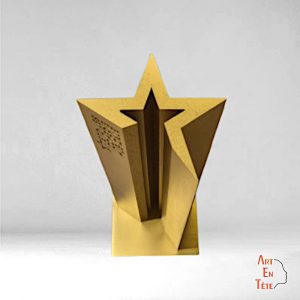 trophée personnalisé bois sur mesure