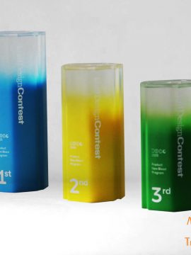 trophée totem givré