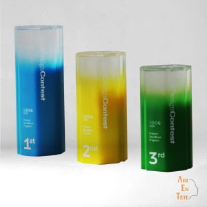 trophée totem givré