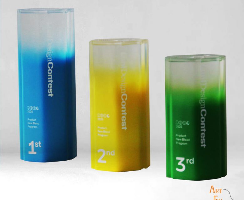 trophée totem givré