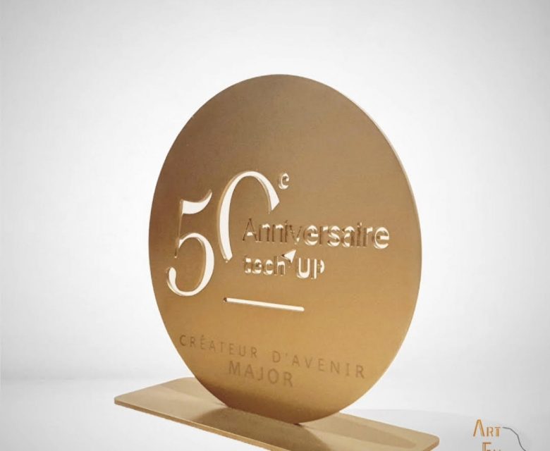 trophée métal sur mesure