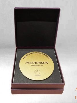 création médaille luxe