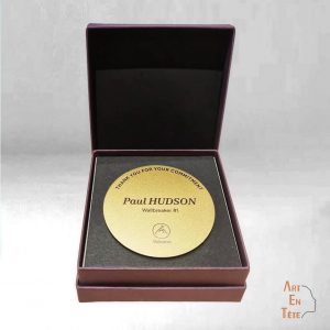 création médaille luxe