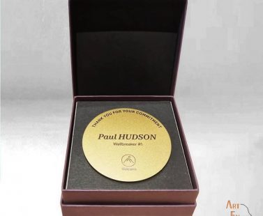 création médaille luxe