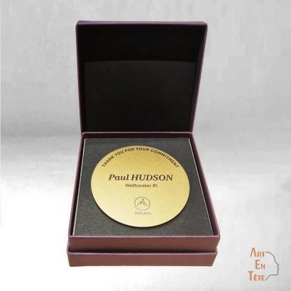 création médaille luxe