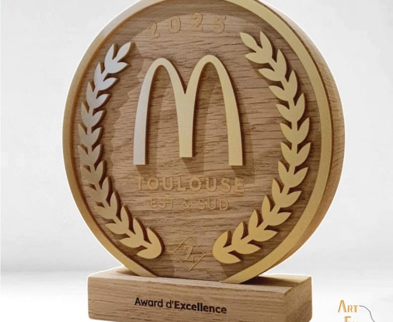 création trophées sur mesure