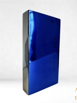 trophée luxe bleu chrome