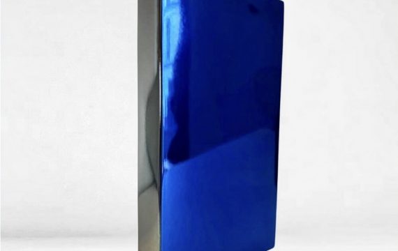 trophée luxe bleu chrome