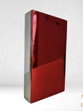 création trophée luxe rouge