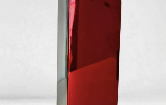 création trophée luxe rouge