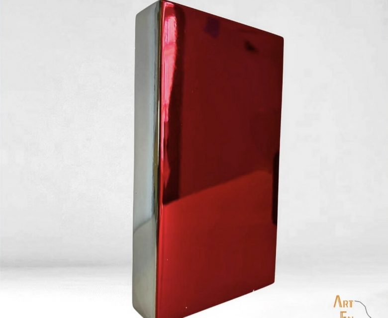 création trophée luxe rouge