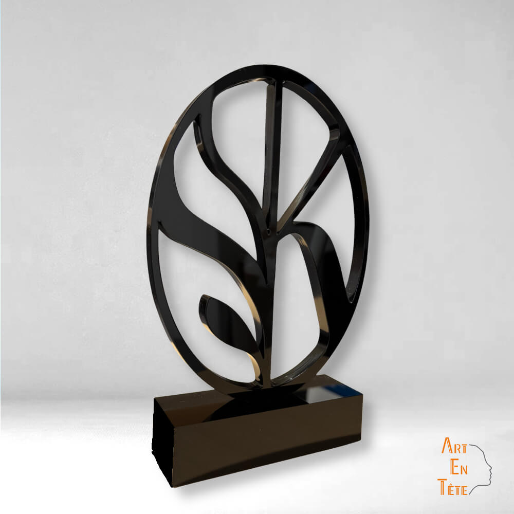 Trophée Plexiglas Noir