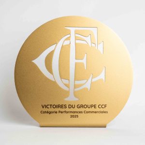 trophée en métal sur mesure