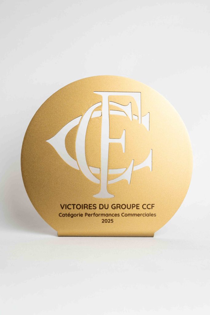 trophée en métal sur mesure