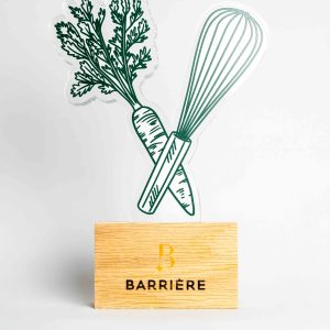 création trophée cuisine sur mesure