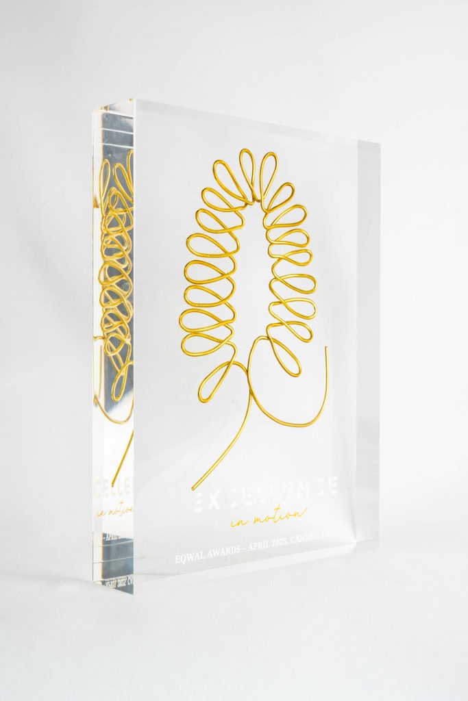 création trophée palme sur mesure