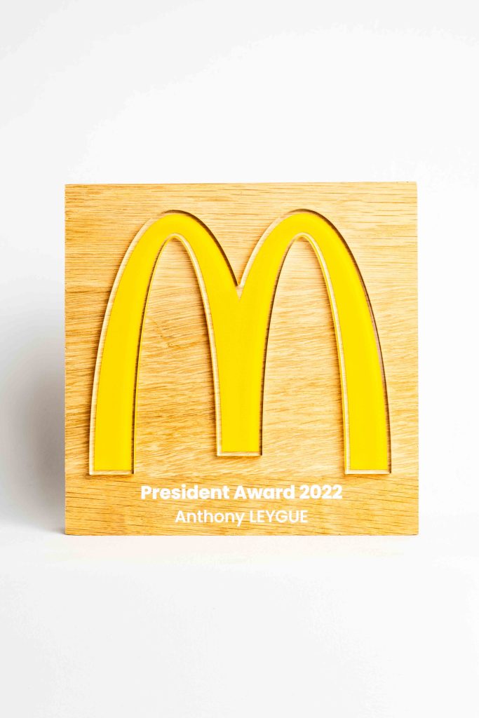 création trophée durable sur mesure