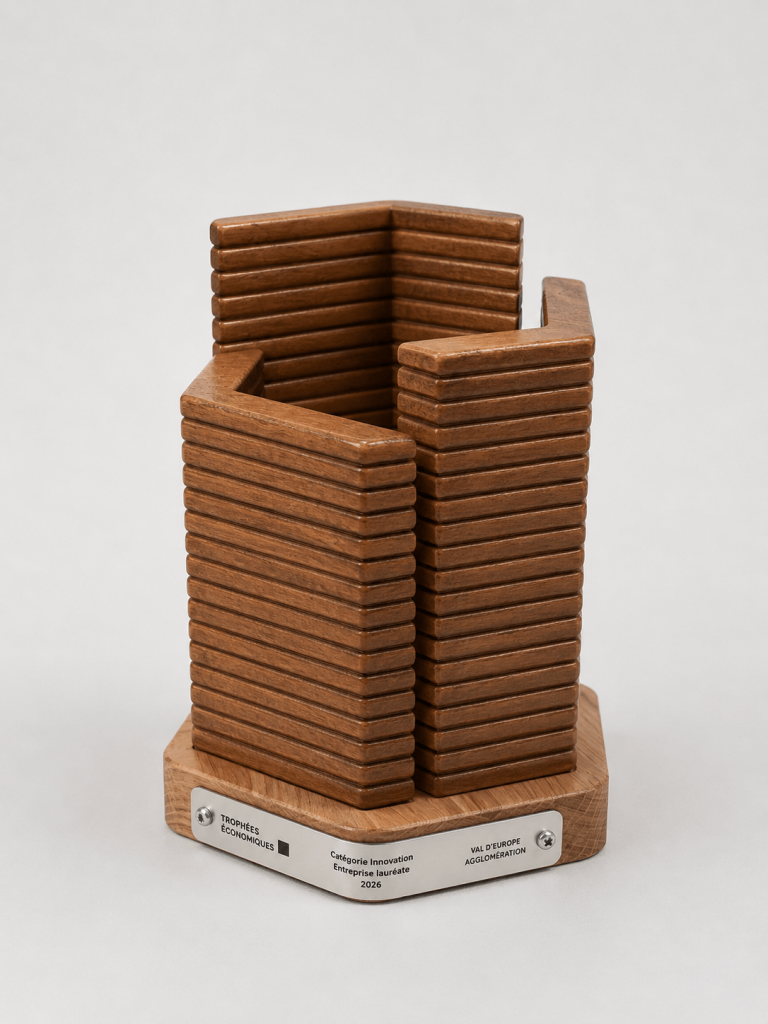 Trophée corporate personnalisé Made in France